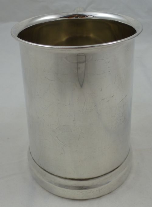 EDWARD VIII HALLMARKED STERLING SILVER TANKARD BY VINERS LTD - ADDITIONAL PHOTO 4