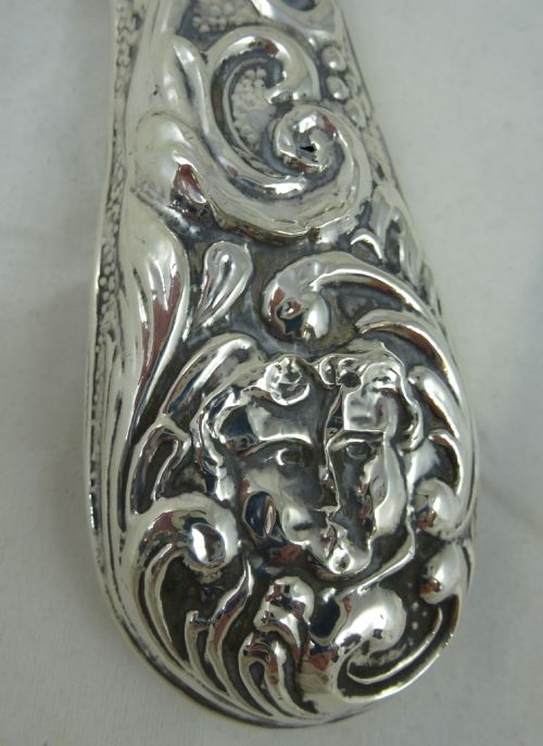 GEORGE V HALLMARKED SILVER HAND MIRROR BY S BLANCKENSEE SONS LTD - ADDITIONAL PHOTO 1