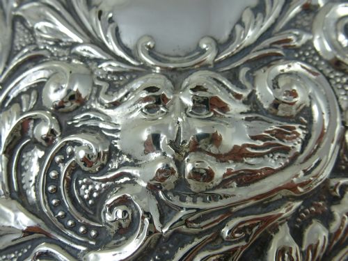 GEORGE V HALLMARKED SILVER HAND MIRROR BY S BLANCKENSEE SONS LTD - ADDITIONAL PHOTO 6