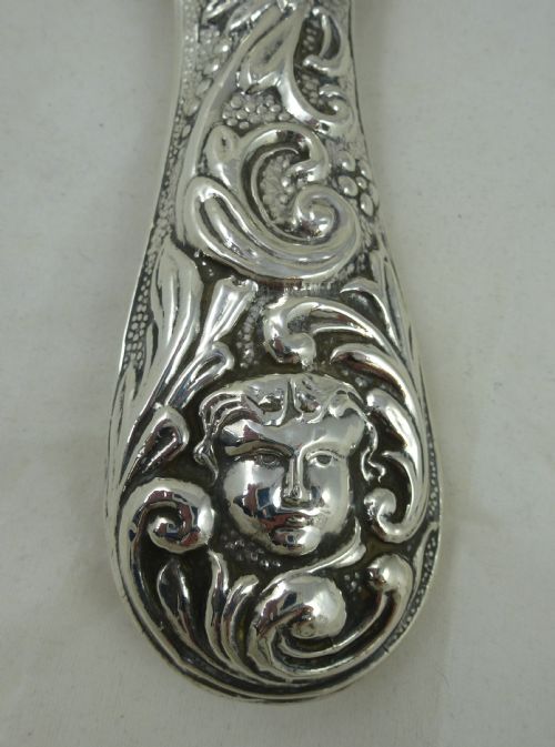 GEORGE V HALLMARKED SILVER HAND MIRROR BY S BLANCKENSEE SONS LTD - ADDITIONAL PHOTO 8