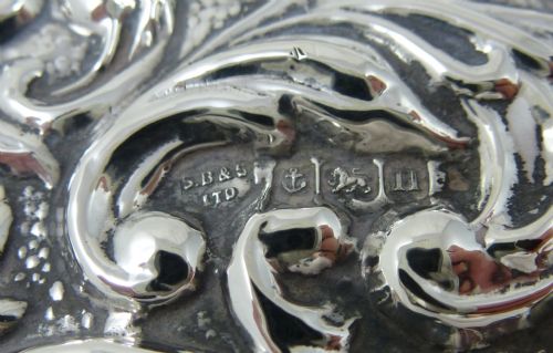 GEORGE V HALLMARKED SILVER HAND MIRROR BY S BLANCKENSEE SONS LTD - ADDITIONAL PHOTO 10
