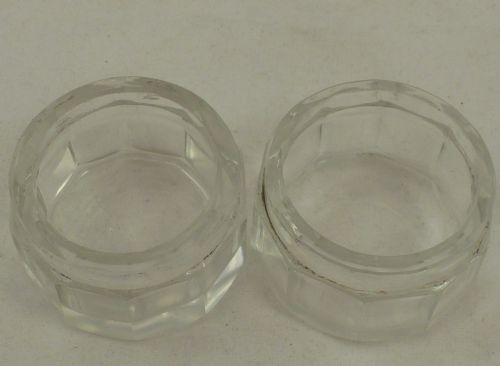 A PAIR OF SILVER GLASS JARS BY W G SOTHERS CO - ADDITIONAL PHOTO 4