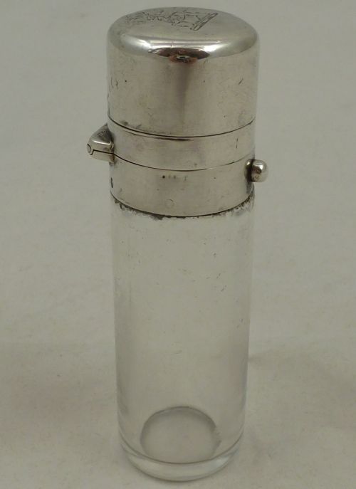 A VICTORIAN SILVER PERFUME BOTTLE BY SAMPSON MORDAN CO - ADDITIONAL PHOTO 1