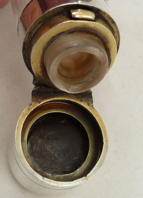 A VICTORIAN SILVER PERFUME BOTTLE BY SAMPSON MORDAN CO - ADDITIONAL PHOTO 4