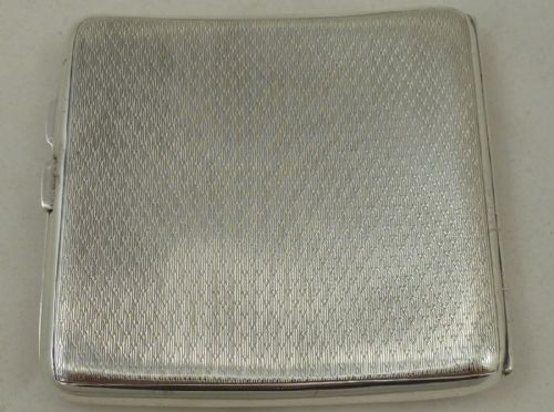 A JOHN ROSE ART DECO HALLMARKED SILVER CIGARETTE CASE - ADDITIONAL PHOTO 1