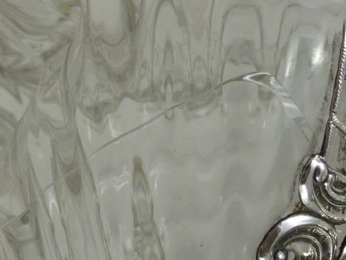 A VICTORIAN SILVER HOURGLASS DECANTER BY WILLIAM COMYNS - ADDITIONAL PHOTO 10