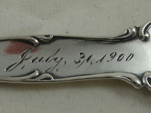 C1900 AMERICAN STERLING SILVER SOUVENIR SPOON FOR THE STATE CAPITOL SPRINGFIELD ILLANOIS BY TOWLE SILVERSMITHS - ADDITIONAL PHOTO 6