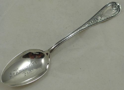 american sterling silver souvenir spoon st augustine florida by c p forbes - CATEGORY: ANTIQUE SILVER - DATED 1900