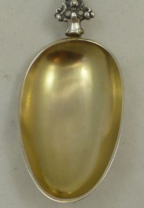 MID C19TH DUTCH SILVER APOSTLE SPOON - ADDITIONAL PHOTO 3
