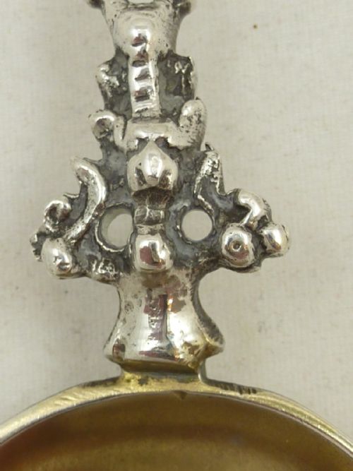 MID C19TH DUTCH SILVER APOSTLE SPOON - ADDITIONAL PHOTO 4
