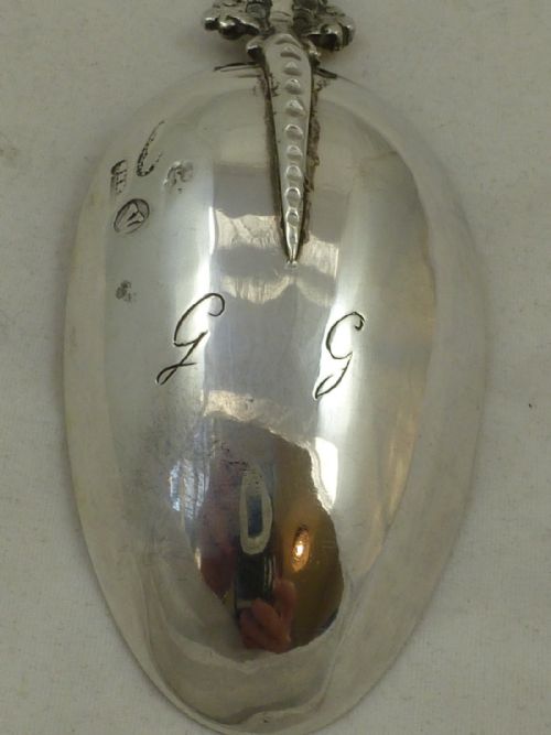 MID C19TH DUTCH SILVER APOSTLE SPOON - ADDITIONAL PHOTO 5