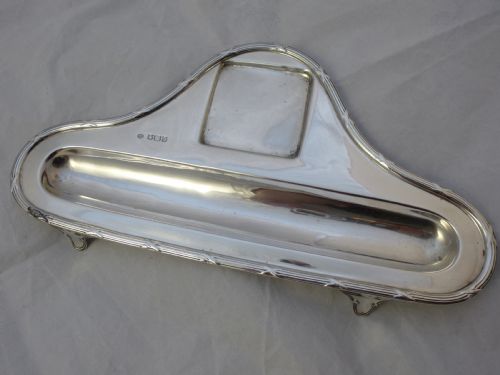 EDWARDIAN WILLIAM HUTTON SONS SILVER INKWELL - ADDITIONAL PHOTO 3