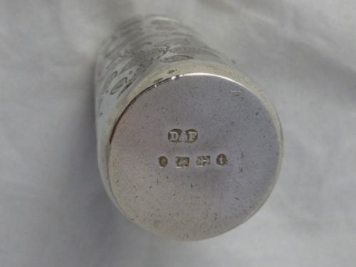 VICTORIAN DEAKIN FRANCIS SILVER SCENT BOTTLE - ADDITIONAL PHOTO 1