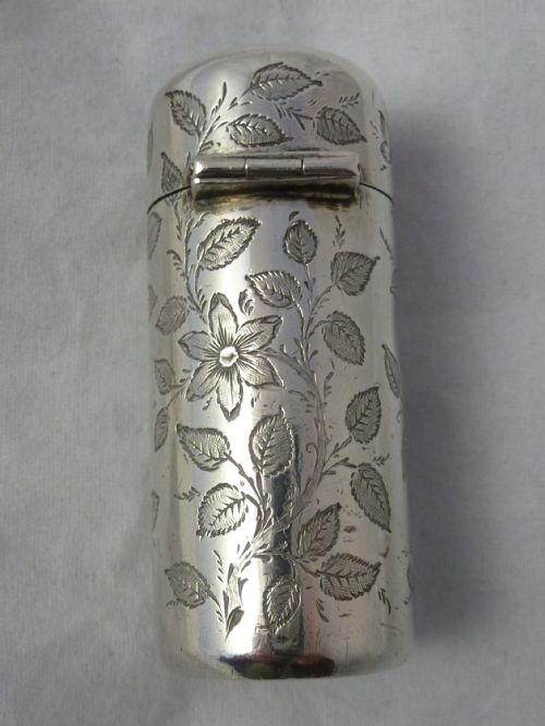 VICTORIAN DEAKIN FRANCIS SILVER SCENT BOTTLE - ADDITIONAL PHOTO 3