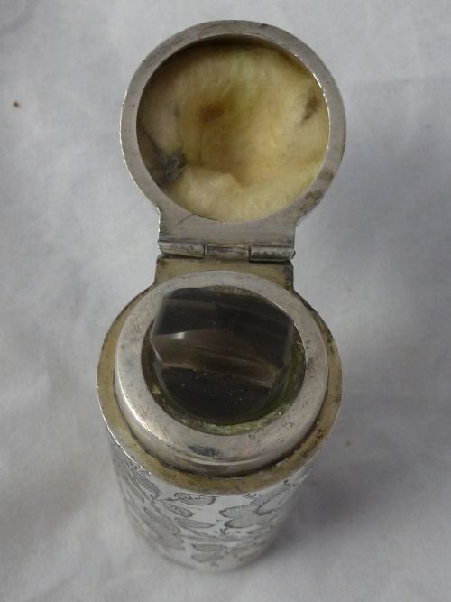 VICTORIAN DEAKIN FRANCIS SILVER SCENT BOTTLE - ADDITIONAL PHOTO 6