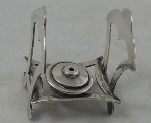 NOVELTY MINIATURE STERLING SILVER SPIRIT KETTLE - ADDITIONAL PHOTO 7