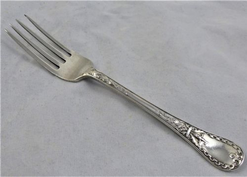 victorian silver chawner co dessert fork - CATEGORY: ANTIQUE SILVER - DATED VICTORIAN