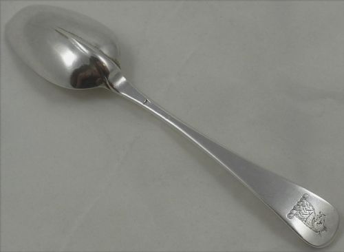 GEORGE I OR II SILVER RAT TAIL HANNOVERIAN SPOON - ADDITIONAL PHOTO 3