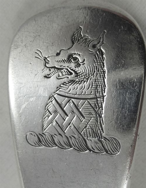 GEORGE I OR II SILVER RAT TAIL HANNOVERIAN SPOON - ADDITIONAL PHOTO 4
