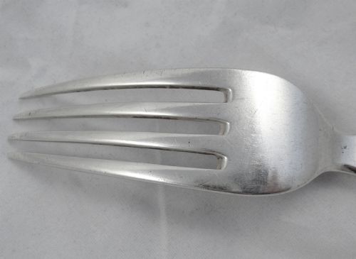 WILLIAM EATON EARLY VICTORIAN SILVER TABLE FORK - ADDITIONAL PHOTO 6