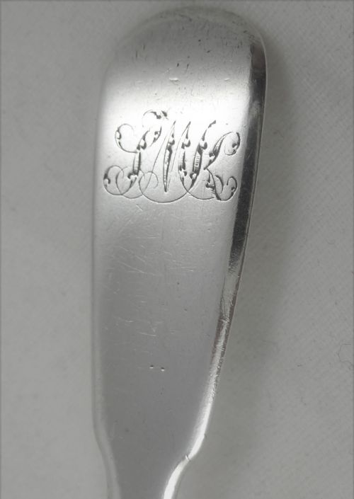 GEORGE III STERLING SILVER TEASPOON - ADDITIONAL PHOTO 2