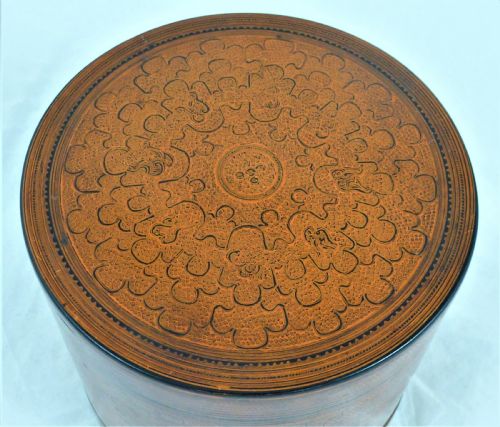 A BURMESE LACQUERED BETEL BOX - ADDITIONAL PHOTO 7