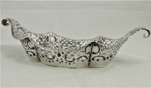 VICTORIAN SILVER BONBON DISH - ADDITIONAL PHOTO 3
