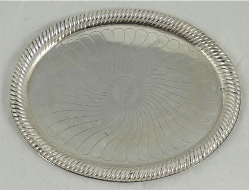 AN AUSTRIAN CIRCA 1900 SILVER DISH - ADDITIONAL PHOTO 1