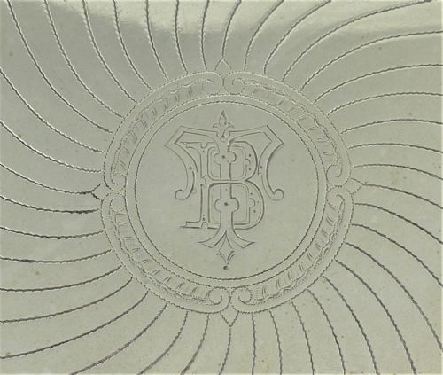 AN AUSTRIAN CIRCA 1900 SILVER DISH - ADDITIONAL PHOTO 2