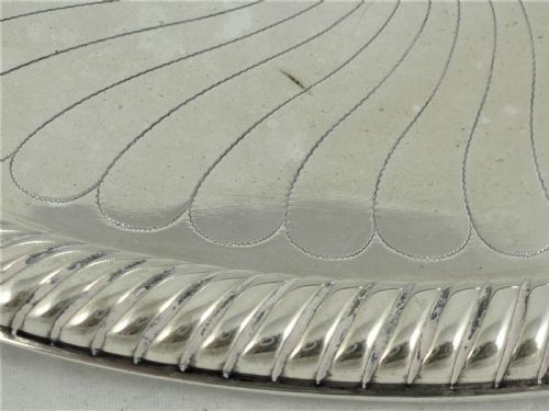 AN AUSTRIAN CIRCA 1900 SILVER DISH - ADDITIONAL PHOTO 3