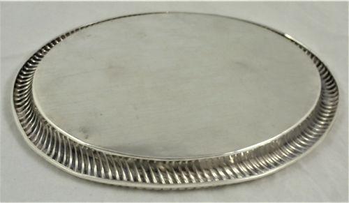 AN AUSTRIAN CIRCA 1900 SILVER DISH - ADDITIONAL PHOTO 5