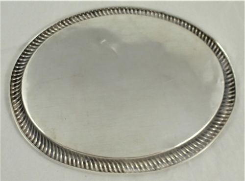 AN AUSTRIAN CIRCA 1900 SILVER DISH - ADDITIONAL PHOTO 6