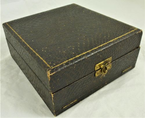 GENTLEMANS BOXED ART DECO SILVER VANITY SET - ADDITIONAL PHOTO 3