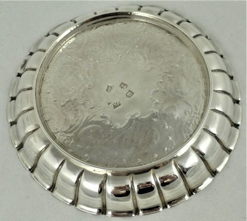 EARLY GEORGE II SILVER STRAWBERRY DISH SARAH PARR - ADDITIONAL PHOTO 10