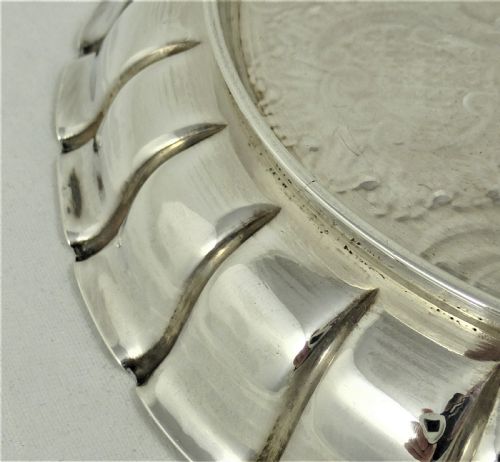 EARLY GEORGE II SILVER STRAWBERRY DISH SARAH PARR - ADDITIONAL PHOTO 11