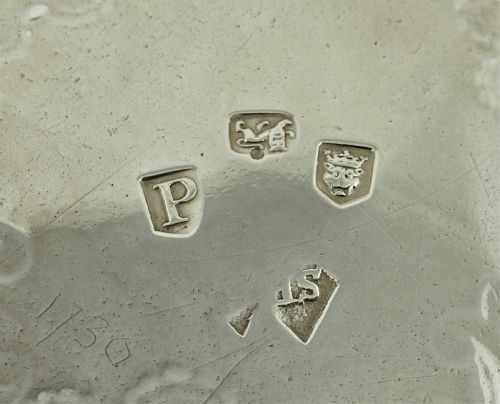 EARLY GEORGE II SILVER STRAWBERRY DISH SARAH PARR - ADDITIONAL PHOTO 13