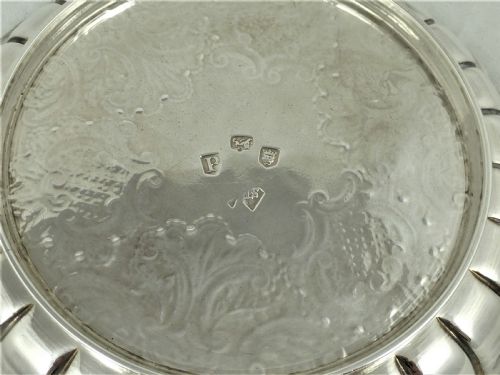 EARLY GEORGE II SILVER STRAWBERRY DISH SARAH PARR - ADDITIONAL PHOTO 14