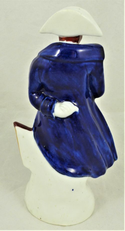 VICTORIAN STAFFORDSHIRE POTTERY FIGURE OF NELSON - ADDITIONAL PHOTO 3