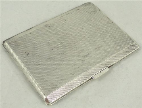 A STERLING SILVER CIGARETTE CASE - ADDITIONAL PHOTO 2
