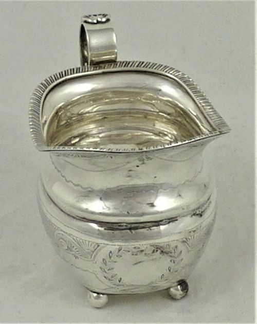 VICTORIAN SILVER MILK JUG - ADDITIONAL PHOTO 3