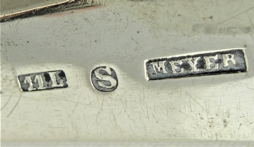 LARGE DANISH SILVER SERVING SPOON - ADDITIONAL PHOTO 6