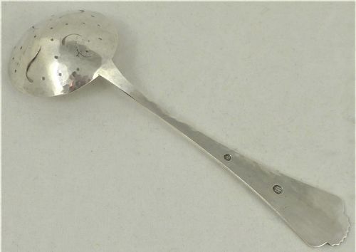DANISH SOLID SILVER SUGAR SIFTER - ADDITIONAL PHOTO 1