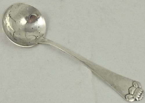 danish solid silver sugar sifter - CATEGORY: ANTIQUE SILVER - DATED 1920