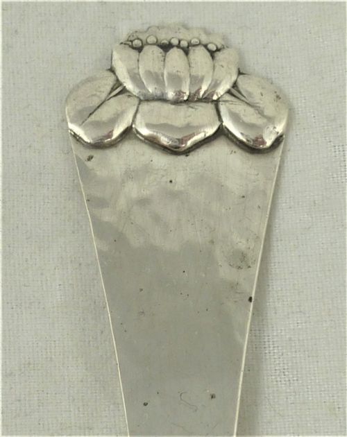 DANISH SOLID SILVER SUGAR SIFTER - ADDITIONAL PHOTO 3