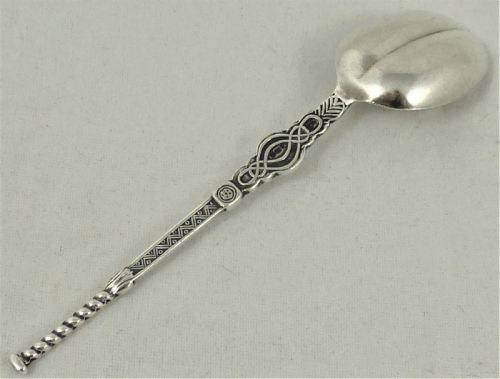 HALLMARKED SILVER 1936 ANOINTING SPOON - ADDITIONAL PHOTO 1
