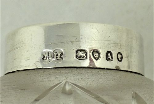 VICTORIAN STERLING SILVER INKWELL - ADDITIONAL PHOTO 3