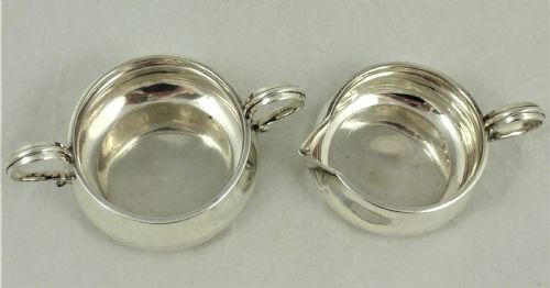 HALLMARKED SILVER JUG AND SUGAR BOWL - ADDITIONAL PHOTO 3