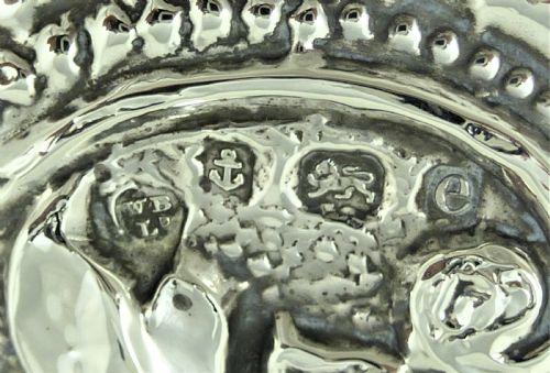 EDWARDIAN STERLING SILVER HAND MIRROR - ADDITIONAL PHOTO 5