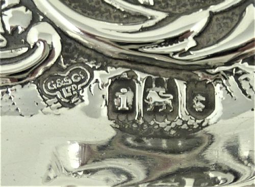 EDWARDIAN SILVER HEART SHAPED PIN DISH - ADDITIONAL PHOTO 2