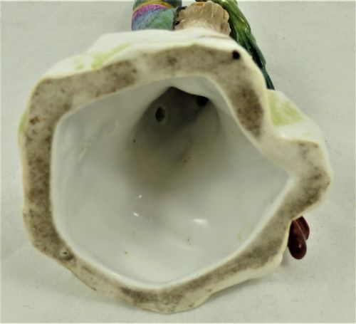 MEISSEN STYLE PORCELAIN PARROT - ADDITIONAL PHOTO 4